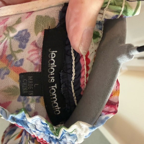 Jealous Tomato Floral Print Blouse - Multicolor - Picture 8 of 8